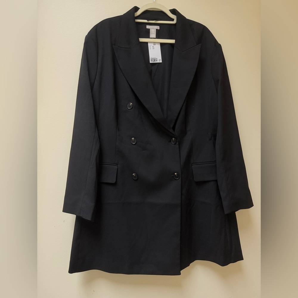 NwT;H&M Classic Black Double-Breasted Blazer💥